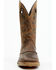 Image #4 - Double H Men's Malign Waterproof Performance Western Roper Boots - Broad Square Toe , Brown, hi-res
