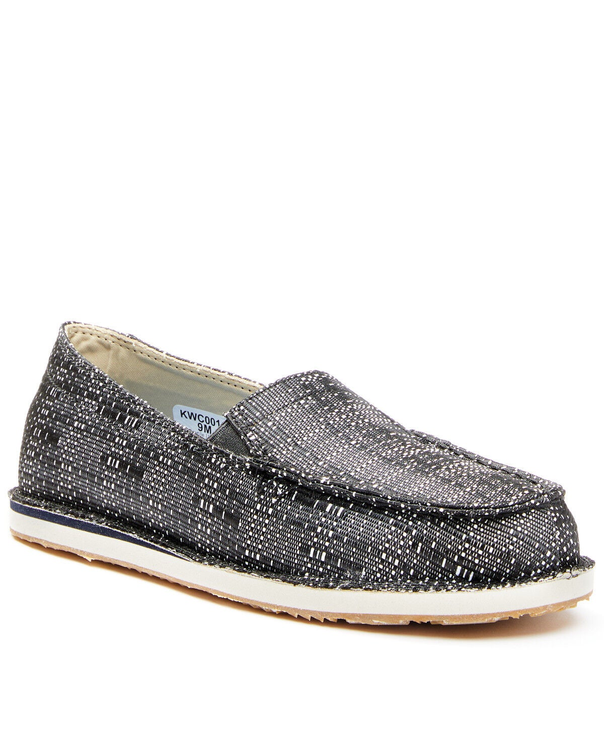 Wrangler Footwear Women's Casual Loafer Shoes - Moc Toe, Black/white, hi-res