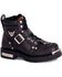 Harley Davidson Brake buckle boots, Black, hi-res