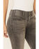 Image #5 - Rock & Roll Denim Women's Gray Wash Mid Rise Bootcut Jeans, Grey, hi-res