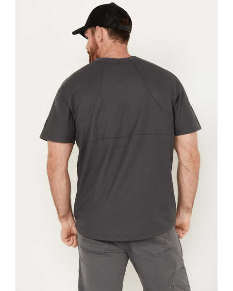 Image #4 - Hawx Men's UPF Short Sleeve Work T-Shirt, Charcoal, hi-res