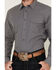 Image #3 - Blue Ranchwear Men's Grayson Striped Long Sleeve Pearl Snap Western Shirt, Indigo, hi-res