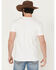 Image #4 - Cody James Men's Heritage Steer Skull Short Sleeve Graphic T-Shirt, White, hi-res