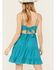 Image #4 - Shyanne Women's Lace Bustier Mini Dress, Medium Blue, hi-res
