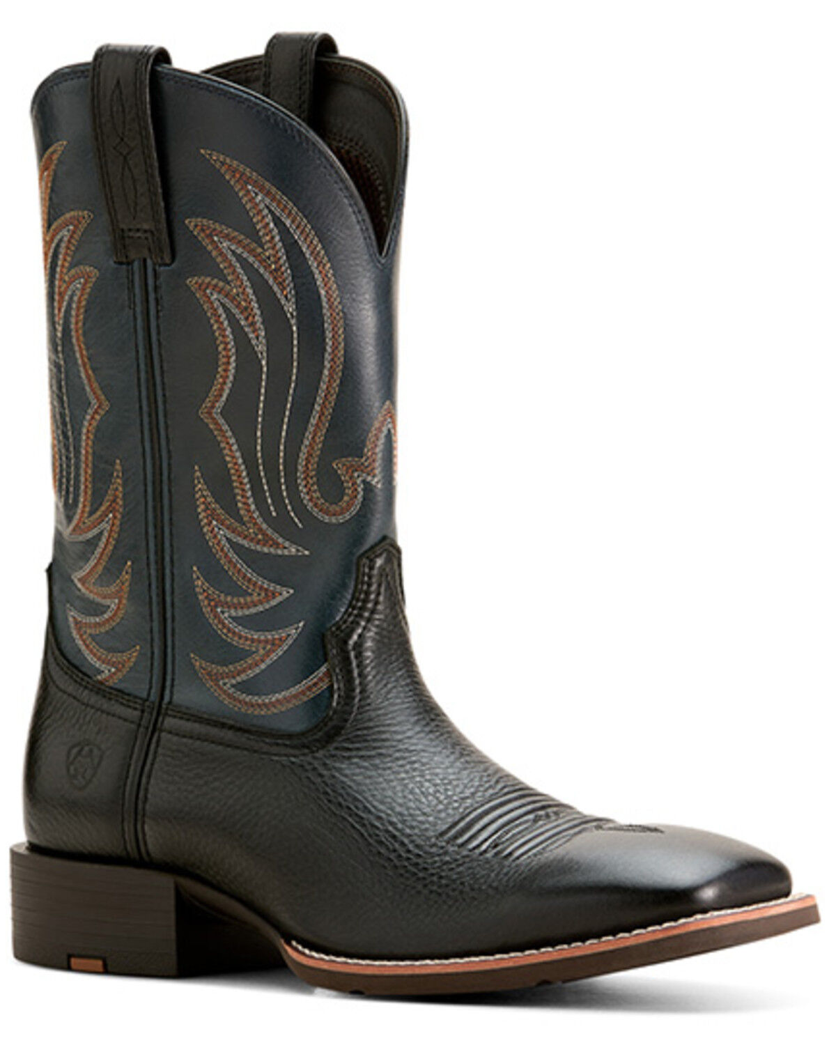 Image #1 - Ariat Men's Boot Barn Exclusive Cason Performance Western Boots - Broad Square Toe, Black, hi-res