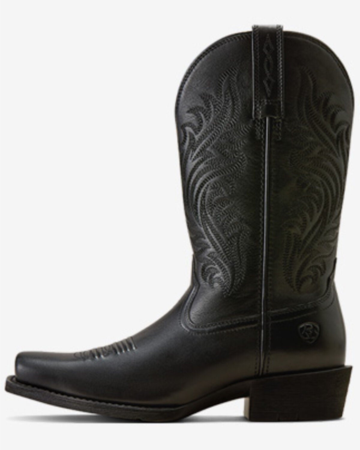 Image #2 - Ariat Women's Round Up Performance Western Boots - Square Toe, Black, hi-res