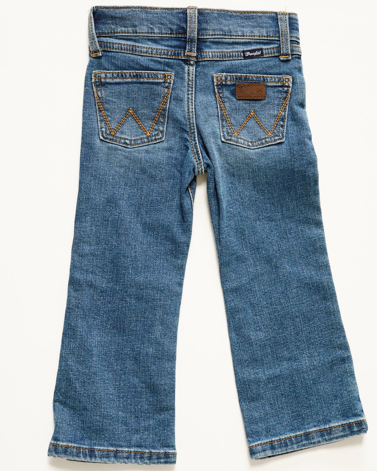 Image #1 - Wrangler Toddler Boys' Medium Wash Country Boy Bootcut Denim Jeans, Medium Wash, hi-res