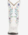 Image #3 - Smoky Mountain Little Girls' Lacey Western Boots - Round Toe, White, hi-res