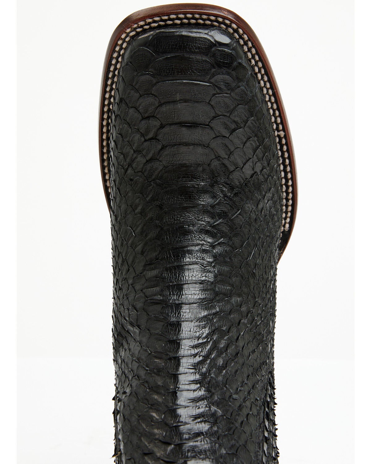Image #6 - Cody James Men's Hash Exotic Python Western Ankle Boots - Broad Square Toe, Black, hi-res