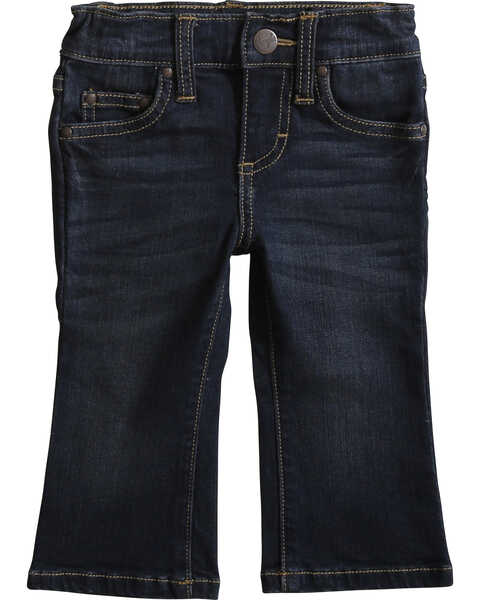Image #2 - Wrangler Infant Boys' Dark Wash Jeans , Indigo, hi-res