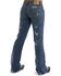 Stetson Women's 816 Fit Distresed Bootcut Jeans, Denim, hi-res
