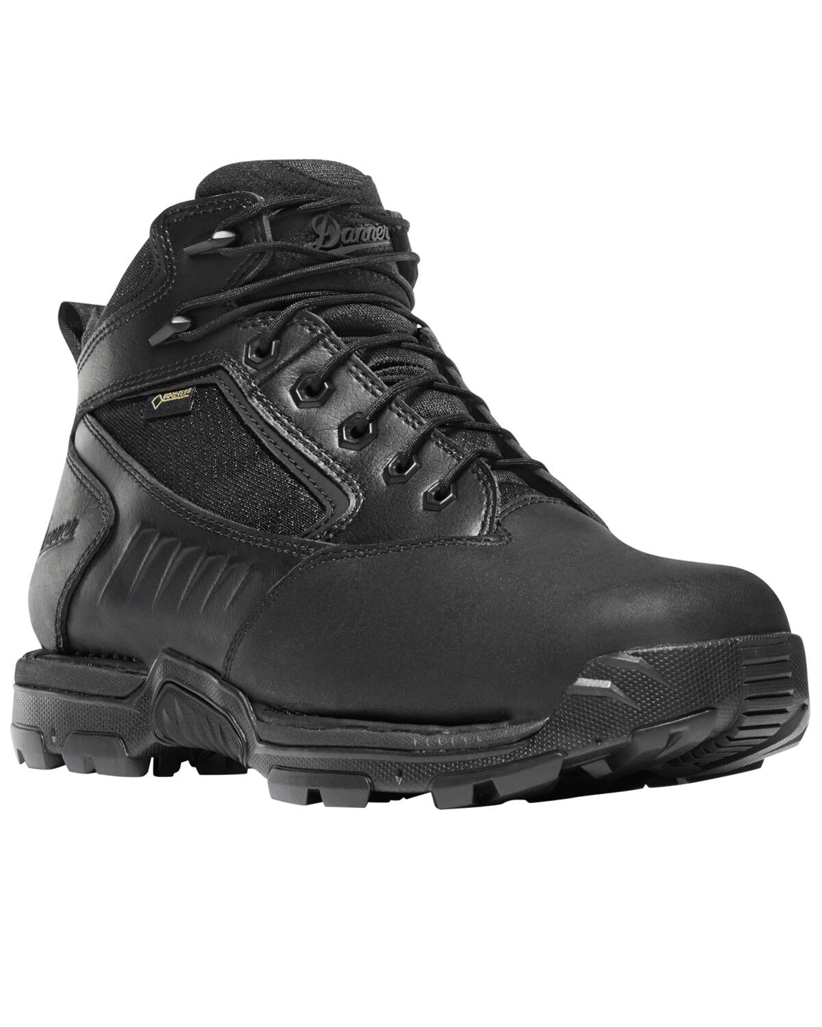 Image #1 - Danner Men's Black Striker Bolt 4.5" Duty Boots - Round Toe, , hi-res