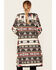 Image #4 - Cripple Creek Women's Southwestern Print Hooded Duster, Black, hi-res
