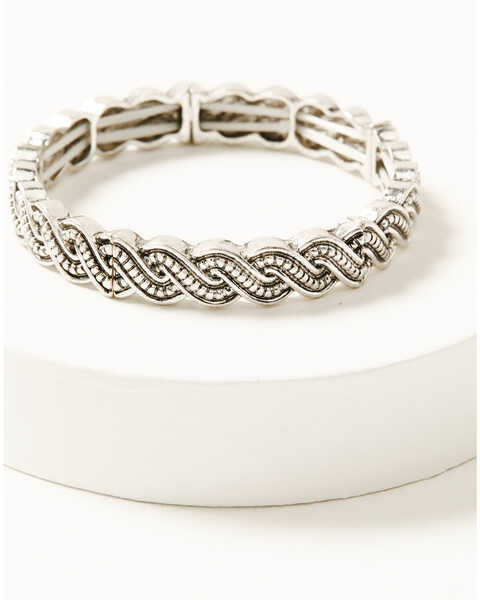 Image #3 - Idyllwind Women's Sloan Beaded & Silver Bracelet Set, Silver, hi-res