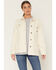 Image #1 - Carhartt Women's Rugged Flex&reg; Loose Fit Canvas Chore Jacket, Cream, hi-res