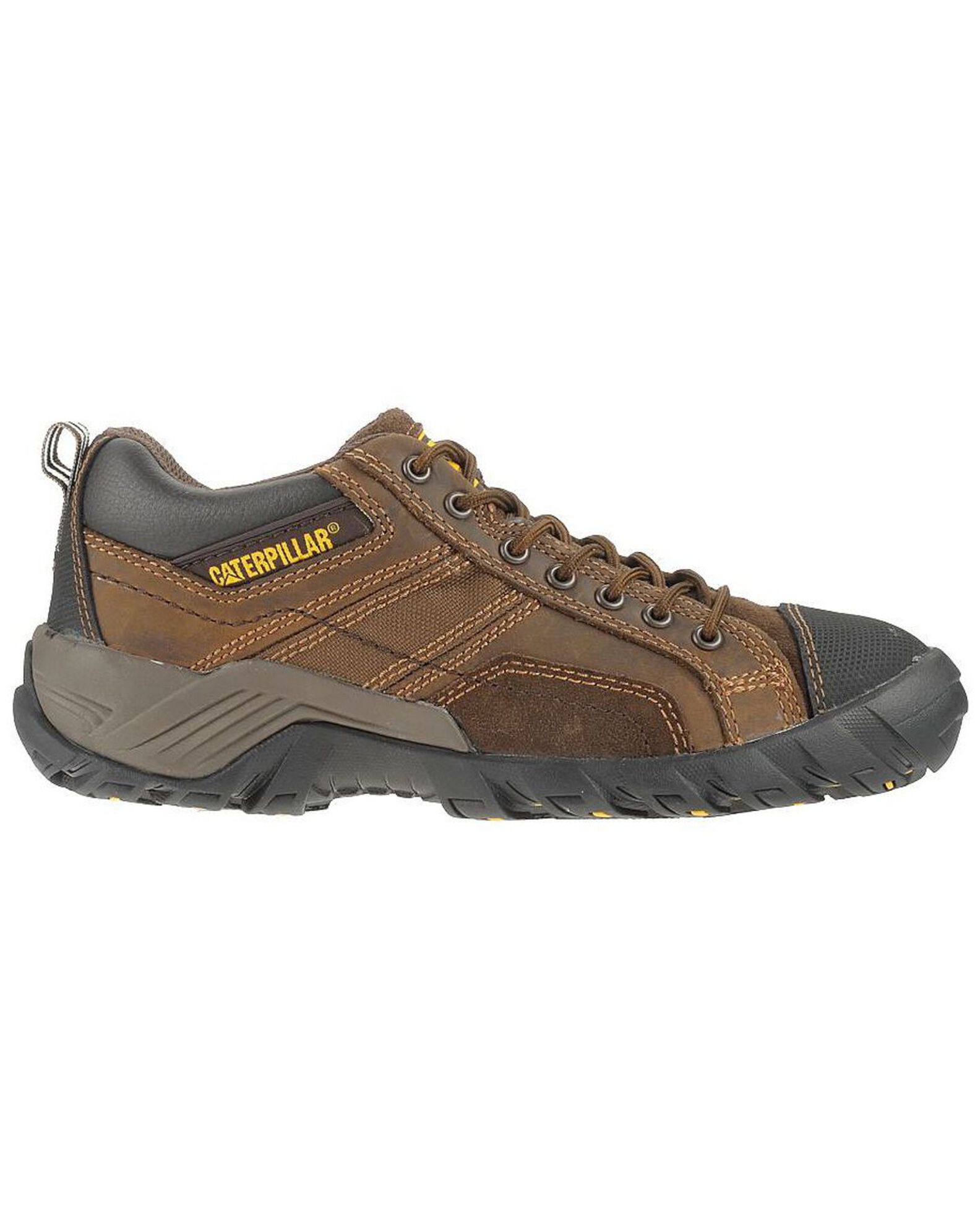 Image #4 - CAT Men's Argon Lace-Up Work Shoes - Composite Toe, Dark Brown, hi-res