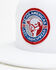 Image #2 - Lazy J Ranch Men's Solid White Tejas Americas Patch Mesh-Back Ball Cap , White, hi-res