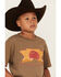 Image #2 - Cody James Boys' Sunset Desert Logo Graphic T-Shirt, Camel, hi-res