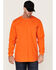 Image #1 - Hawx Men's FR Pocket Long Sleeve Work T-Shirt, Orange, hi-res