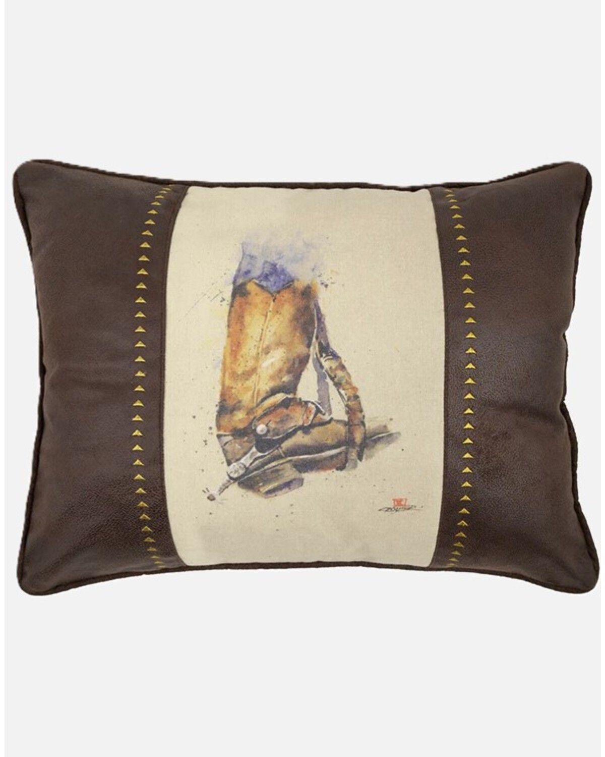 Carstens Home Dean Crouser Tools of the Trade Pillow, Brown, hi-res