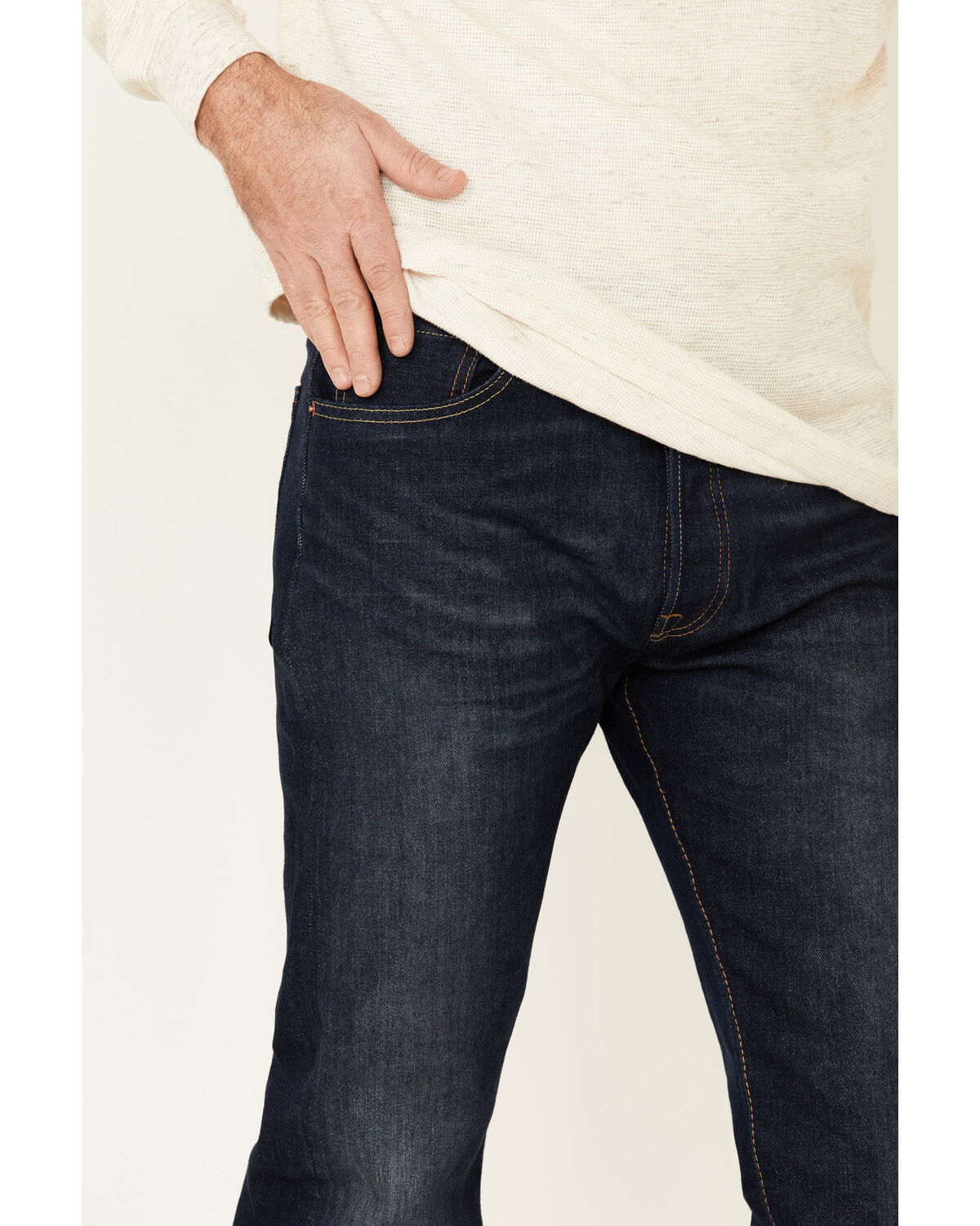 Image #5 - Levi's Men's 501 Original Fit Anchor Stretch Straight Jeans, Blue, hi-res