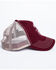 Cody James Men's Burgundy America Free Patch Mesh Ball Cap , Burgundy, hi-res