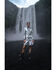 Image #1 - Understated Leather Women's Silver Metallic Moondust Trench Coat, Silver, hi-res