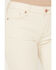 Image #2 - Mia and Moss Women's Antique Mid Rise Kick Flare Stretch Jeans, White, hi-res