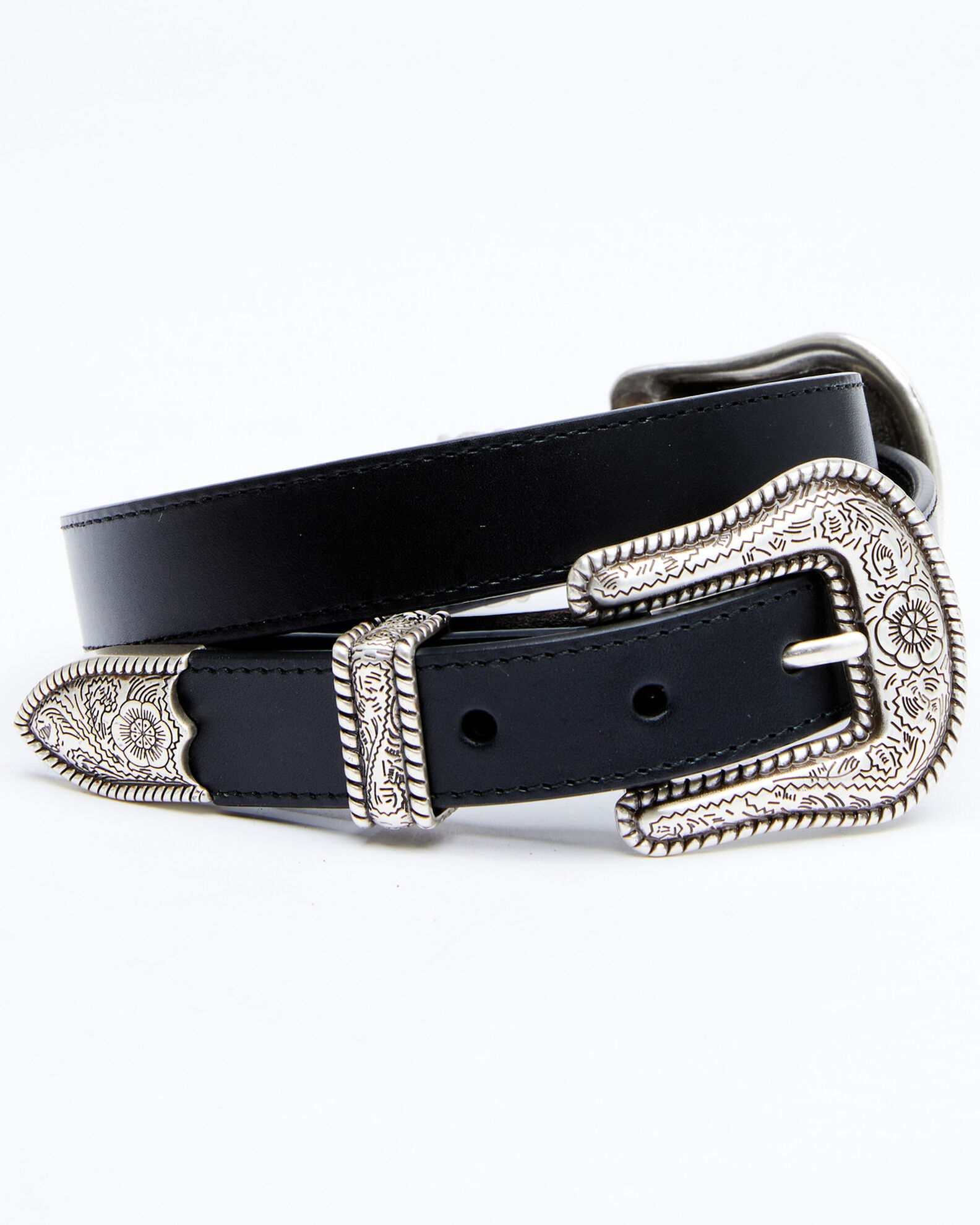 Double western belt shop