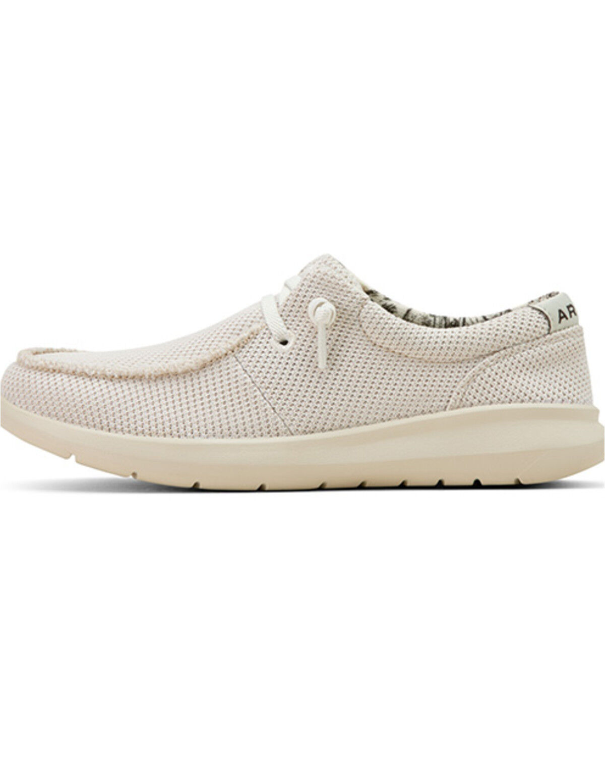 Image #2 -  Ariat Women's Hilo Mesh Casual Shoes - Moc Toe, Cream, hi-res