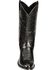 Image #4 - Old West Men's Smooth Leather Western Boots - Round Toe, Black, hi-res