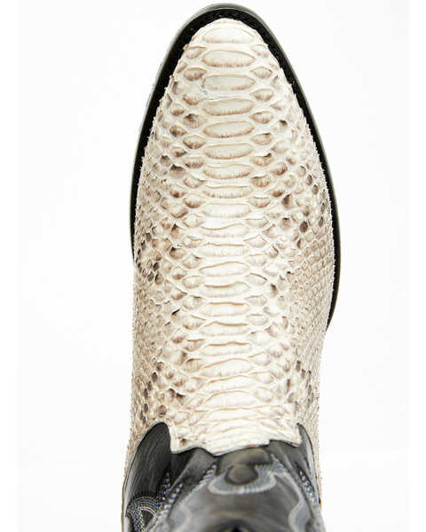 Image #6 - Dan Post Men's 12" Exotic Python Western Boots - Medium Toe , Natural, hi-res