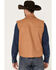 Image #4 - Cripple Creek Men's Snap Front Concealed Carry Wool Vest, Camel, hi-res