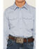 Image #3 - Gibson Trading Co Boys' Solid Long Sleeve Snap Western Shirt, Medium Blue, hi-res