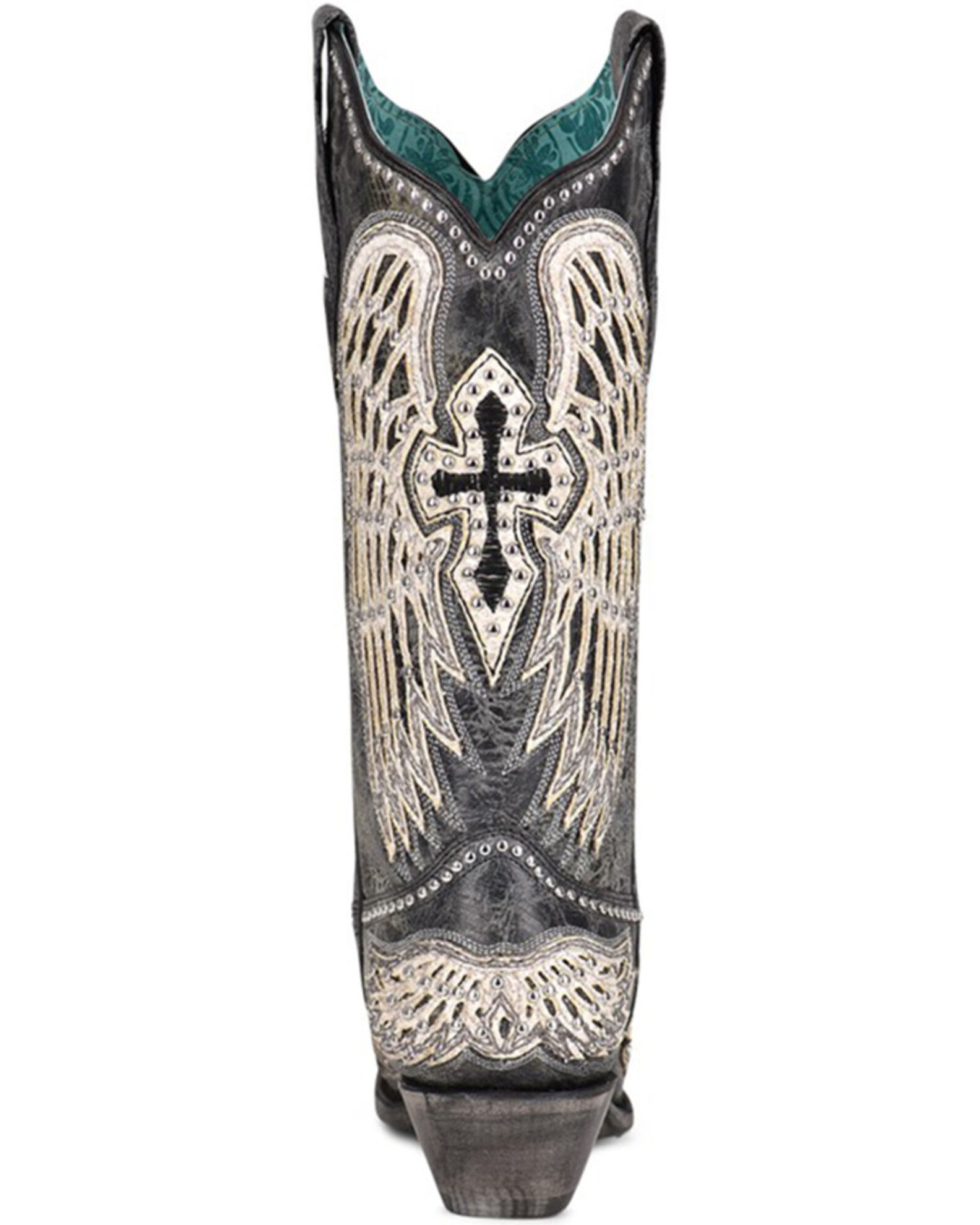 Corral Women s Cross Wings Overlay Western Boots Snip Toe Country Outfitter