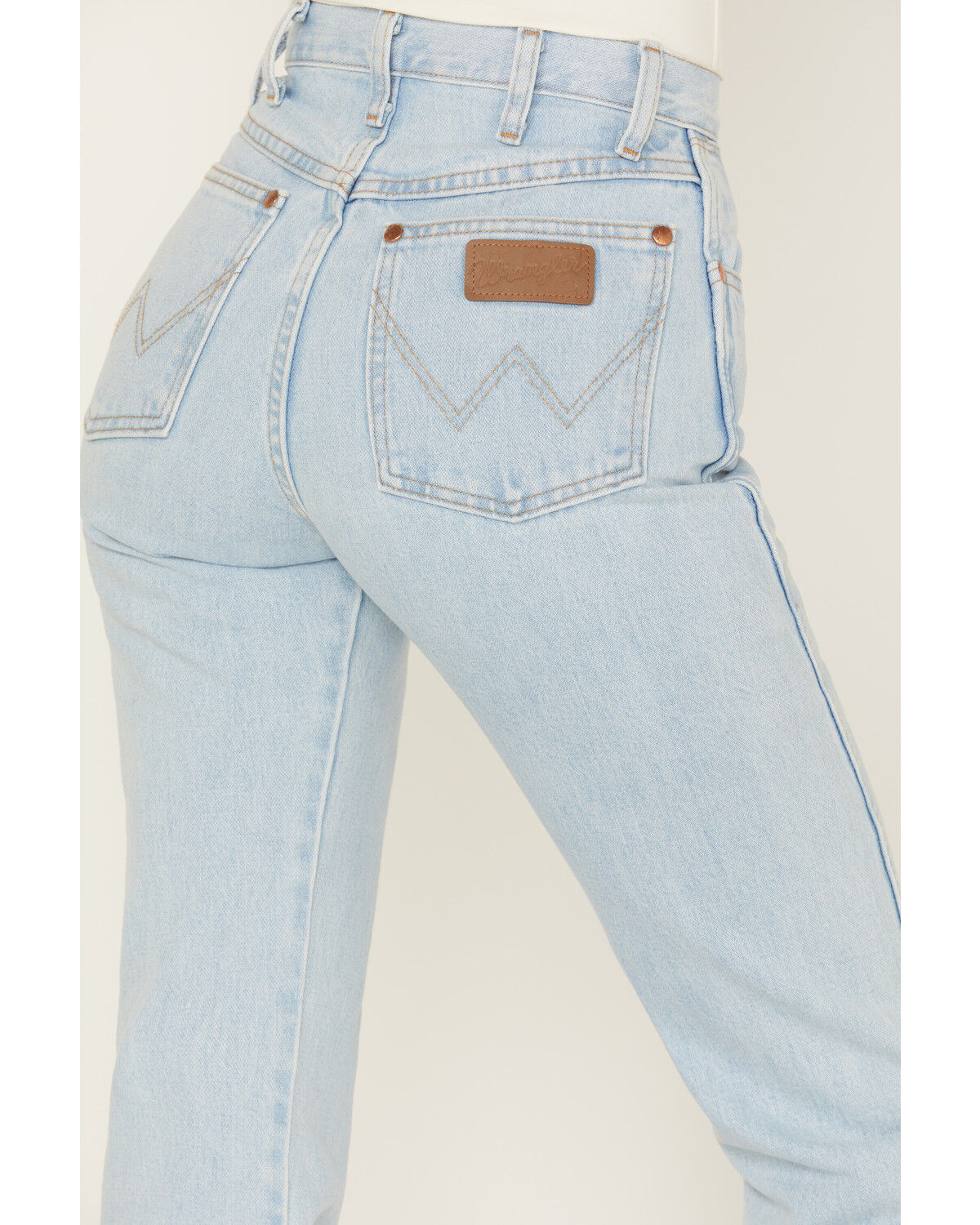 Image #4 - Wrangler Women's Light Wash Slim Fit Cowboy Cut Jeans, Light Wash, hi-res