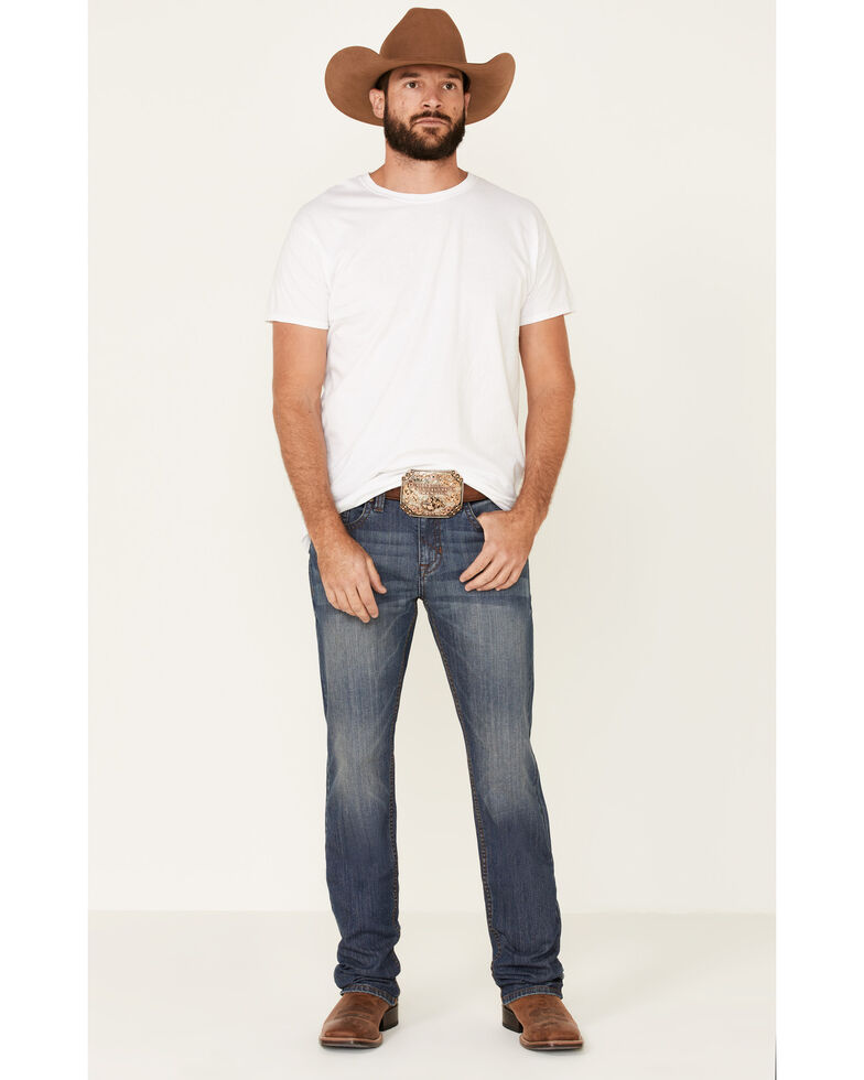 Cody James Core Men's Travois Medium Wash Mid Tier Stretch Slim Straight Jeans , Blue, hi-res