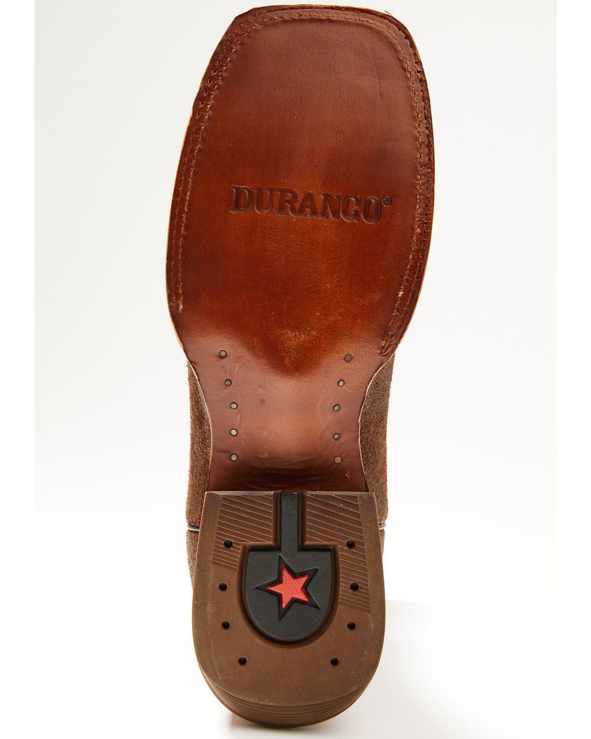 Image #7 - Durango Men's Arena Elite 13" Roughout Roper Boots - Broad Square Toe, Brown, hi-res