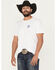 Image #1 - RANK 45® Men's Bleacher Americana Short Sleeve Graphic T-Shirt, White, hi-res