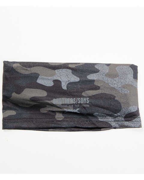Brothers and Sons Men's Camo Print Neck Gaiter, Camouflage, hi-res