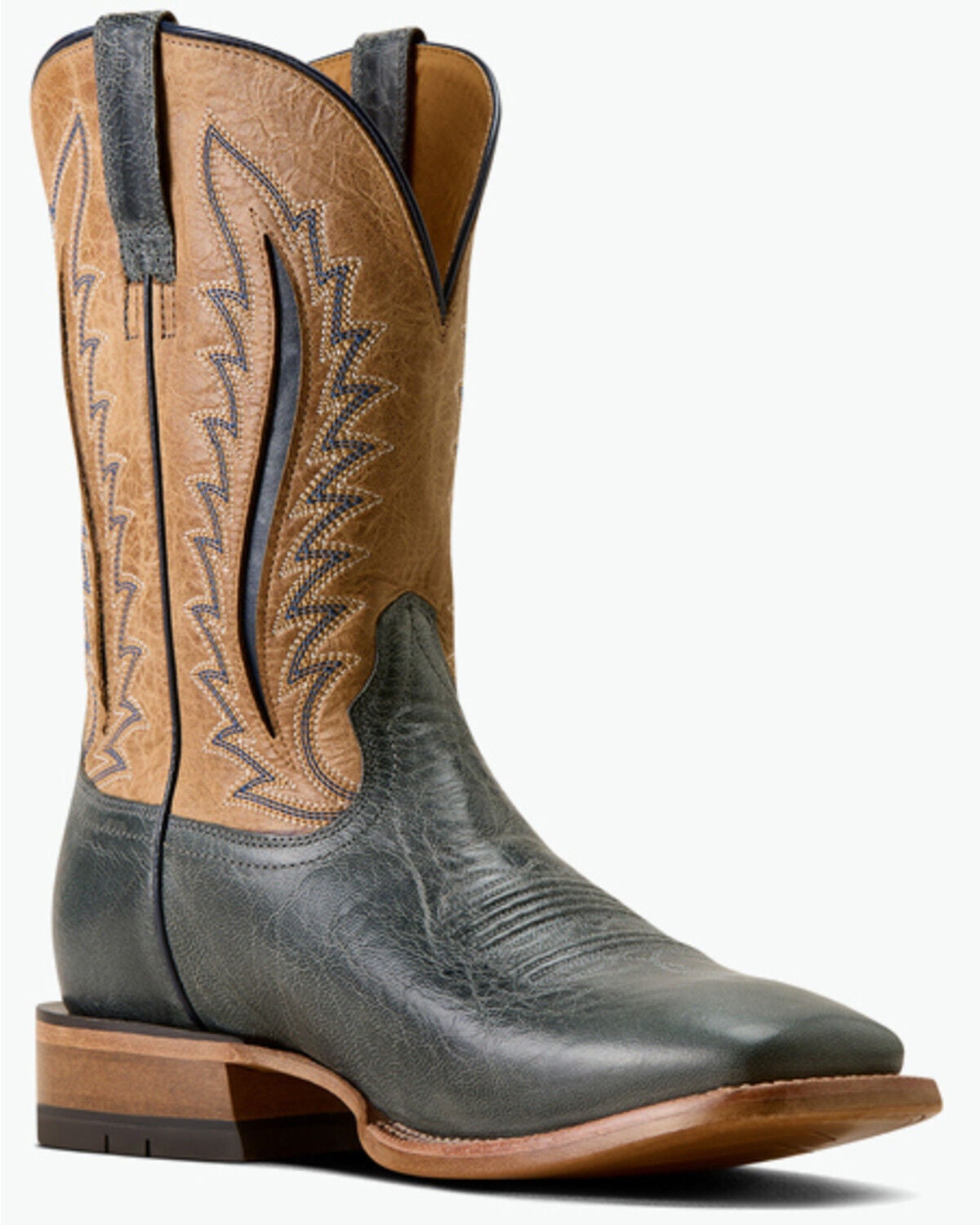 Ariat Men's Gage Western Boots - Broad Square Toe, Grey, hi-res