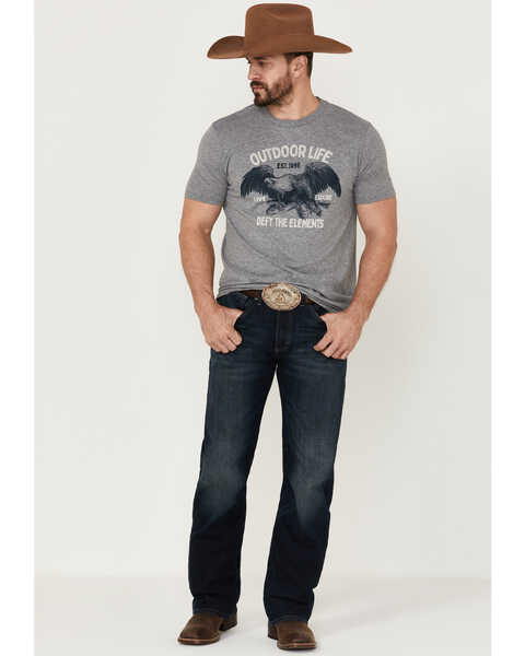Image #2 - Outdoor Life Men's Defy The Elements Eagle Graphic T-Shirt , Grey, hi-res