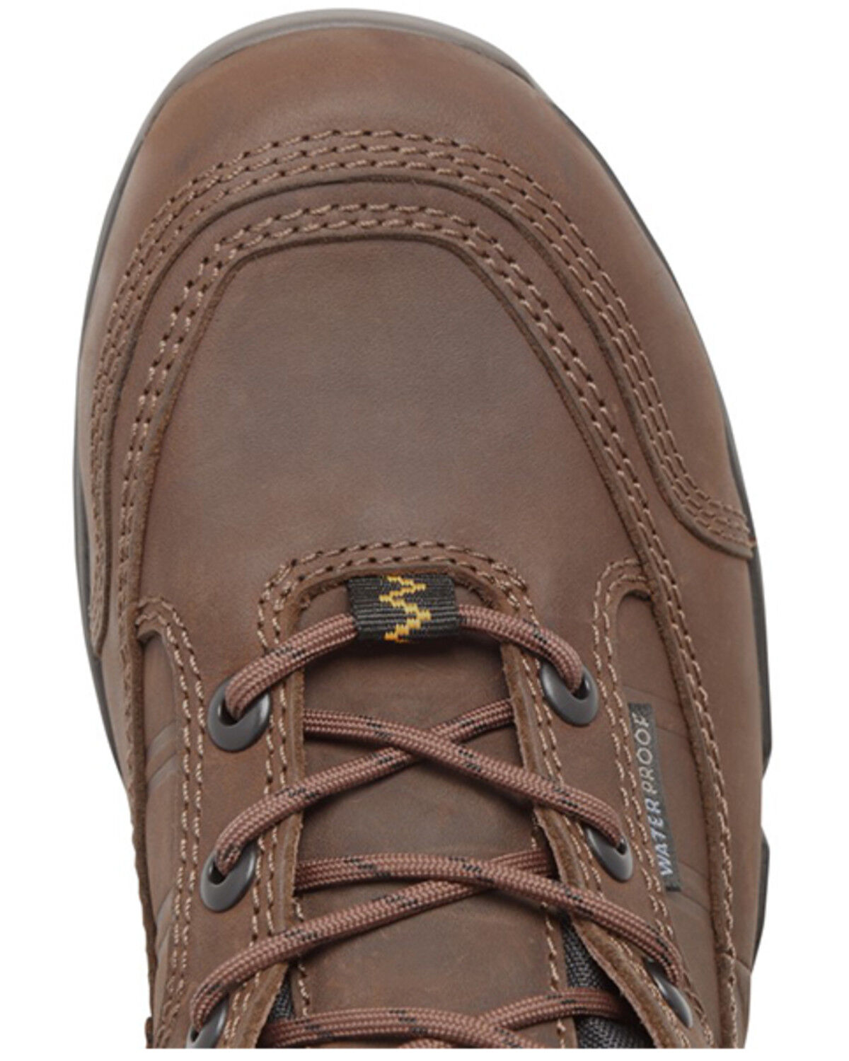 Image #6 - Carolina Men's Builder Waterproof Steel Lace-Up Hiking Boots - Soft Toe, Brown, hi-res