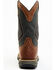 Image #5 - Brothers and Sons Men's Xero Gravity Lite Western Performance Boots - Broad Square Toe, Brown, hi-res