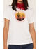 Image #3 - Wrangler Women's Boot Barn Exclusive Cowgirls Support Cowgirls Logo Graphic Tee, White, hi-res