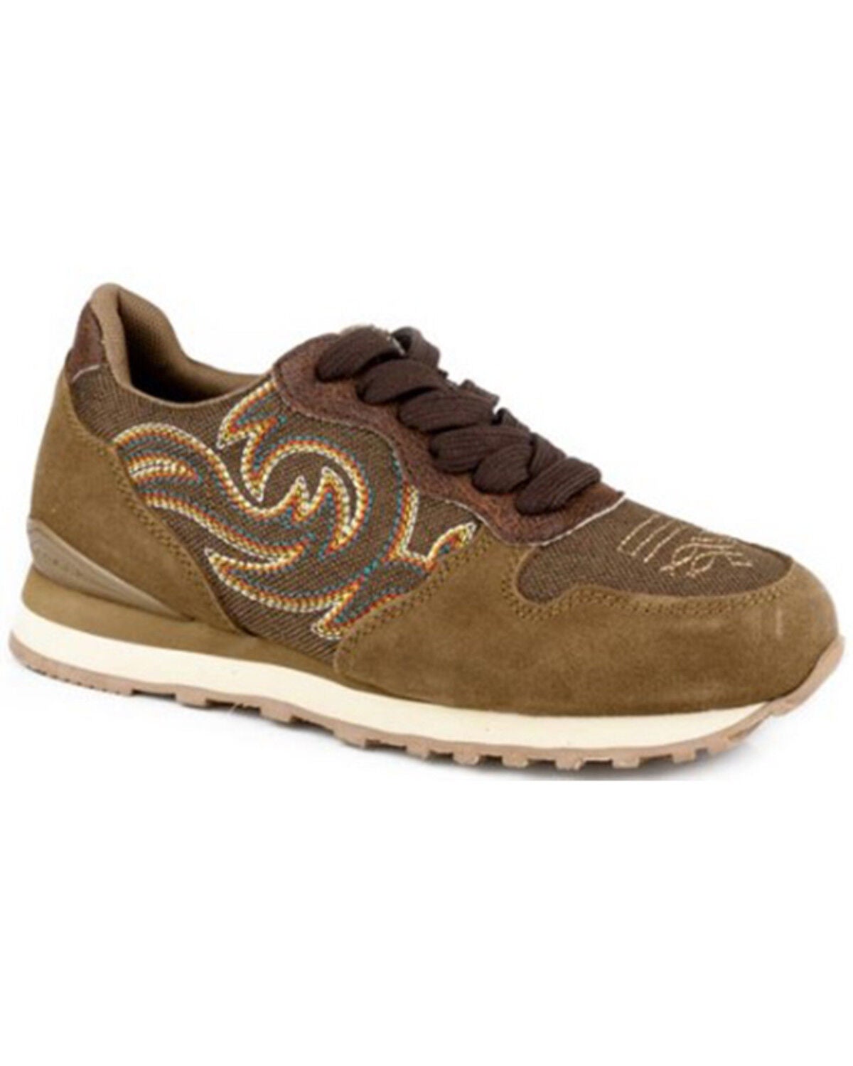 Roper Women's Giddy Up Spice Casual Shoes, Brown, hi-res