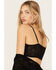 Image #4 - Shyanne Women's Floral Lace Bralette, Black, hi-res