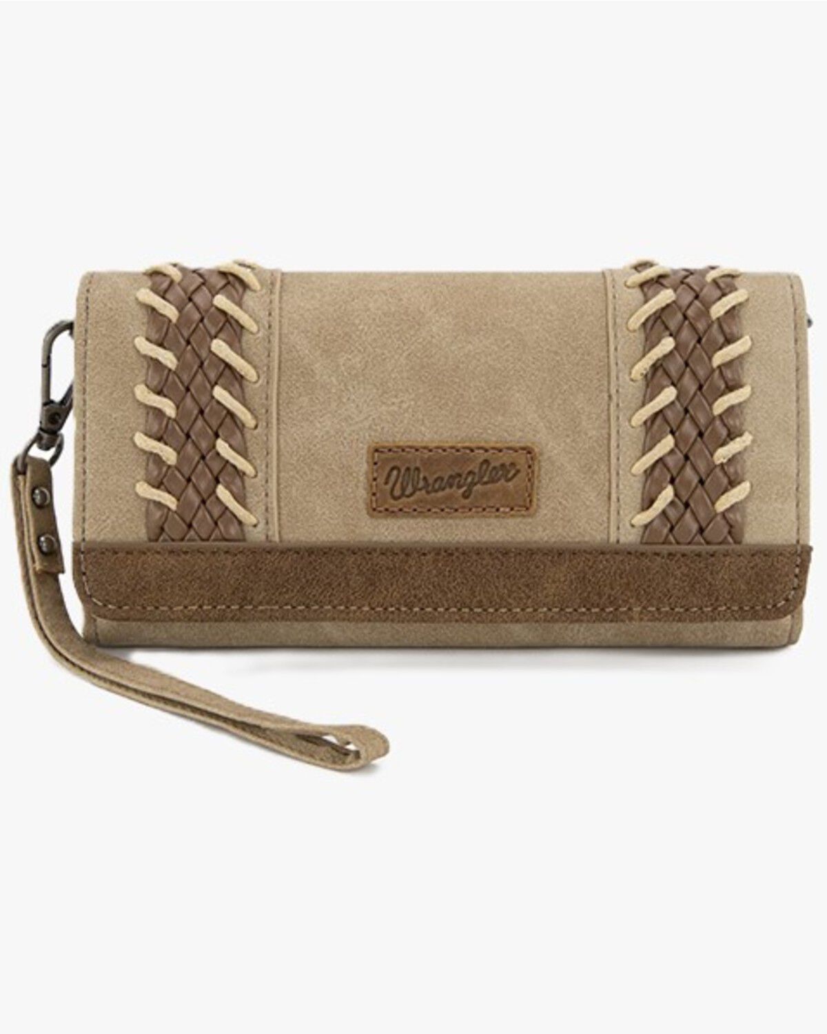 Image #1 - Wrangler Women's Whipstitch Wallet, Tan, hi-res
