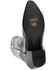Image #7 - Ferrini Women's Masquerade Western Boots - Snip Toe, Silver, hi-res