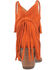 Image #5 - Dingo Women's Fandango Fringe Western Booties - Snip Toe, Orange, hi-res